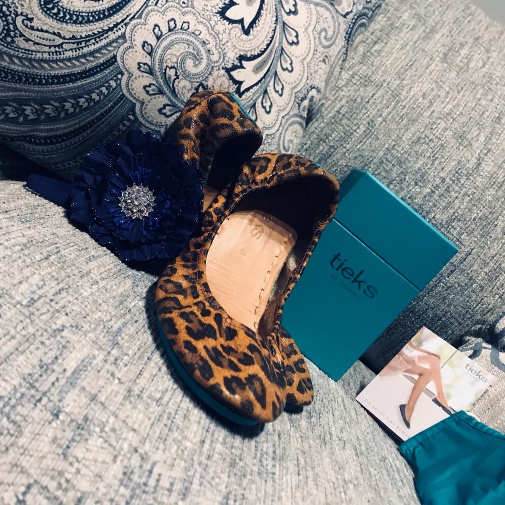 Tieks Leopard Ballet Flats